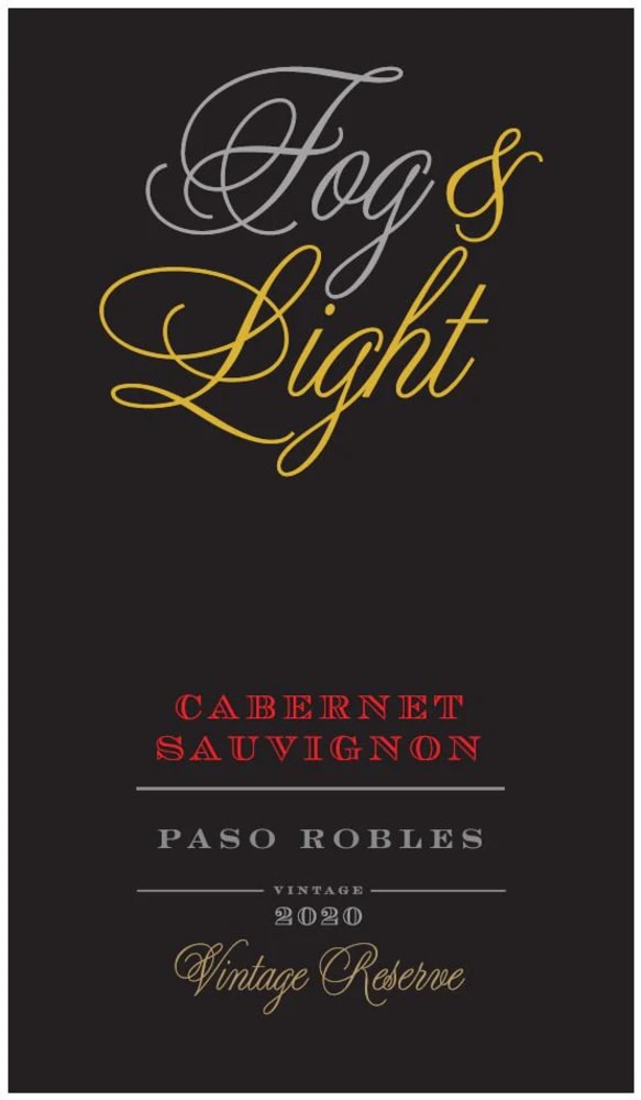 Fog And Light Cabernet Sauvignon Paso Robles 2020