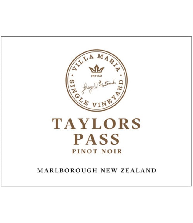 Villa Maria Pinot Noir Taylors Pass 2021