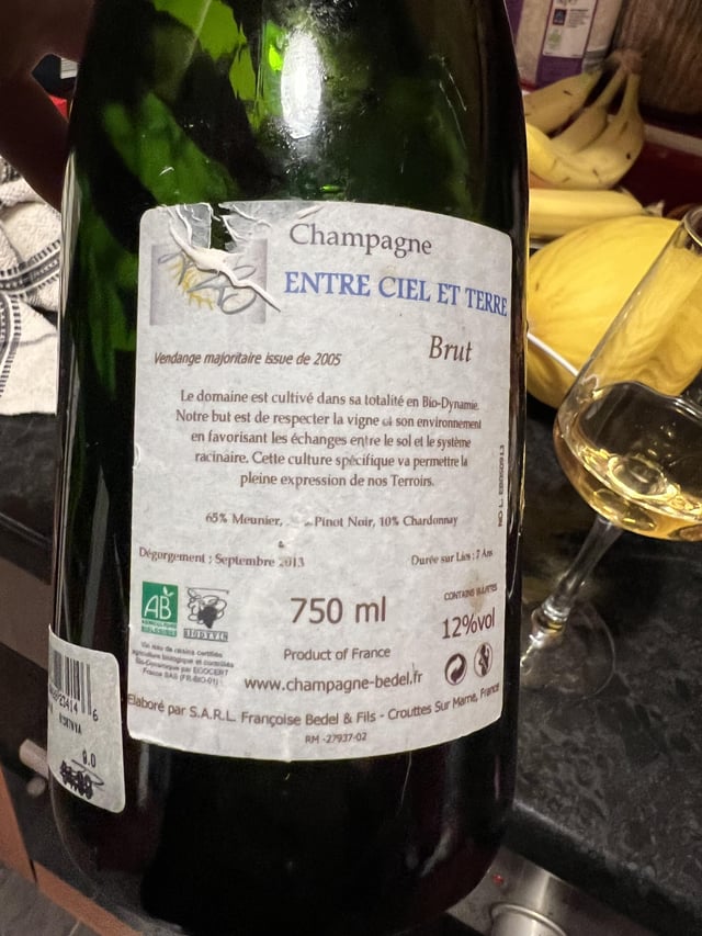 Bedel Ciel Et Terre Brut