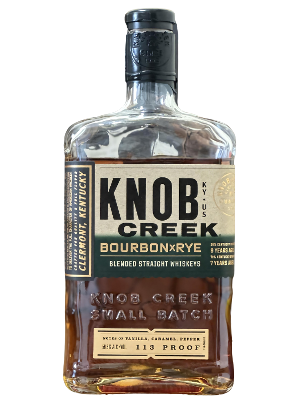 Knob Creek Bourbon X Rye Blended Straight Whiskeys
