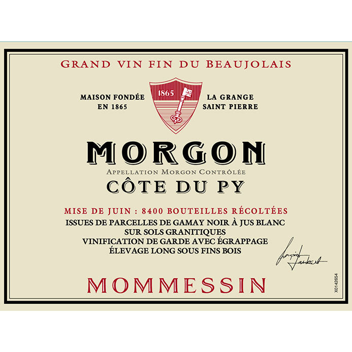 Mommessin Morgon Cote Du Py Grandes Mises 2022