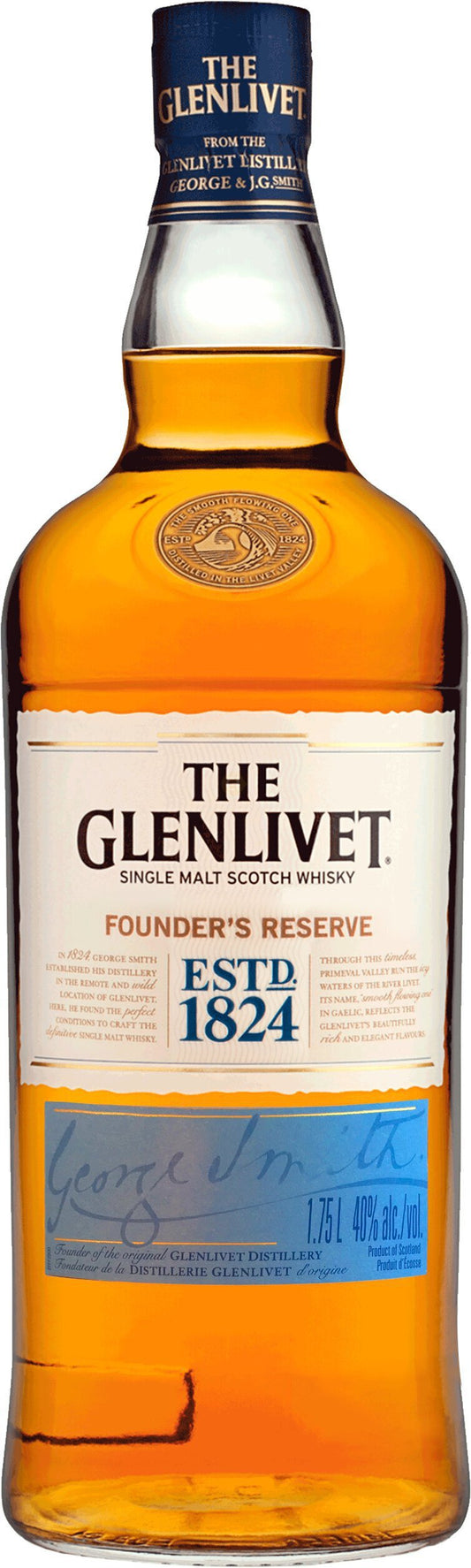 Glenlivet Scotch Founders Reserve