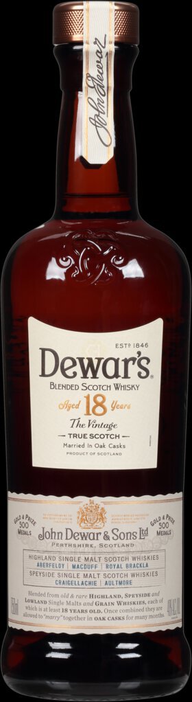 Dewars 18 Year Old