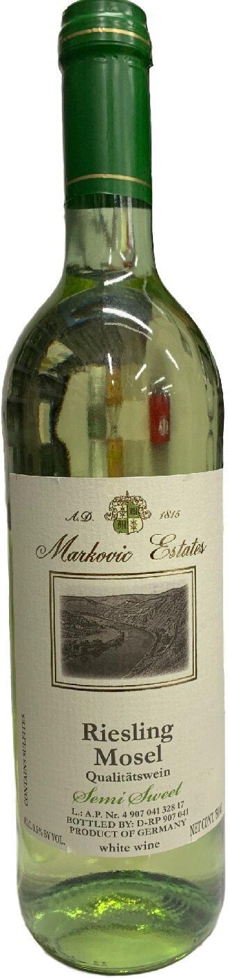 Markovic Estates Riesling 2021