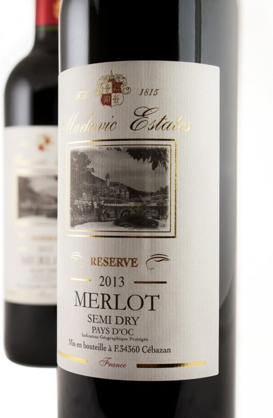 Markovic Estates Merlot Semi Dry