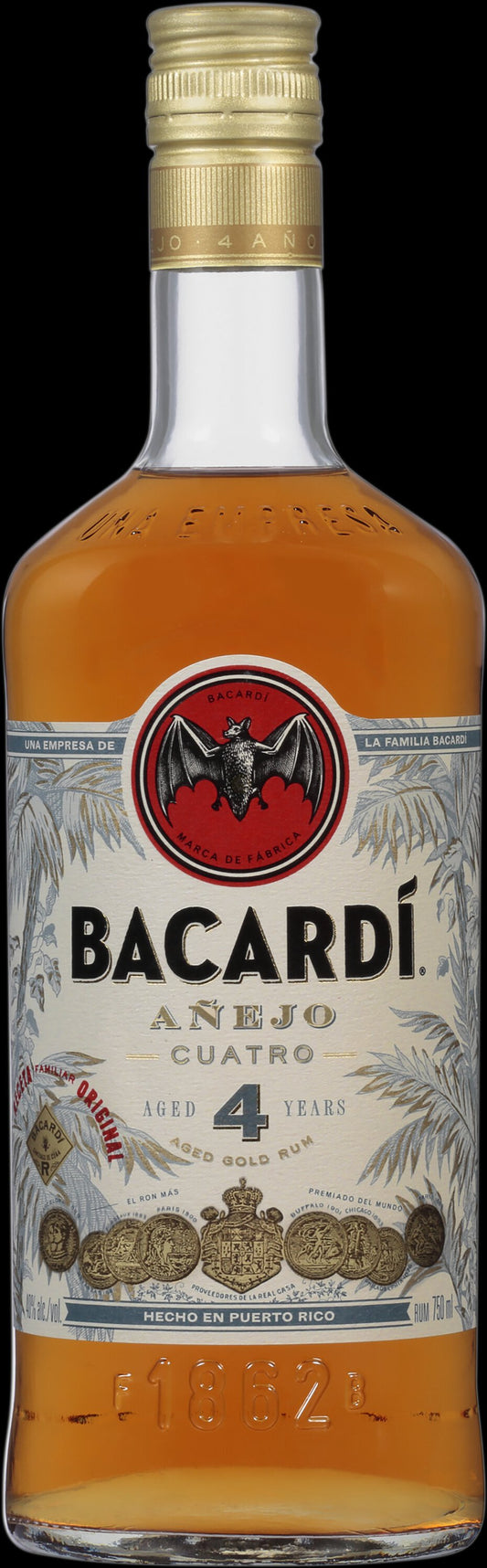 Bacardi Anejo Cuatro 4Yr