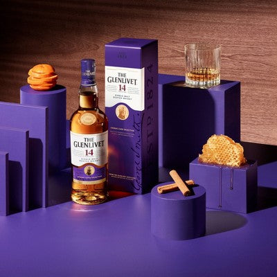 Glenlivet Scotch Single Malt 14 Year Cognac Cask