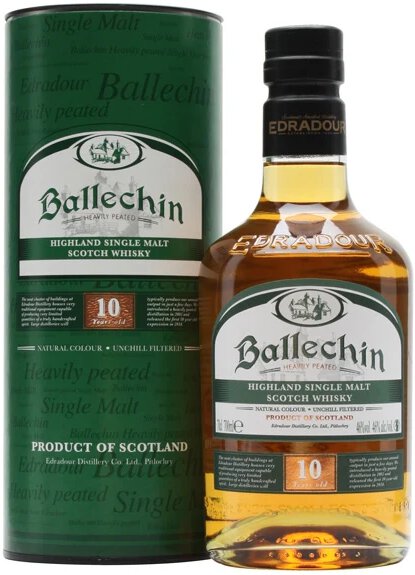Edradour Ballechin Heavily Peated 10Yr