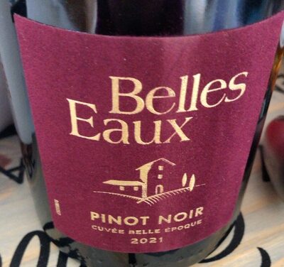 Belles Eaux Pinot Noir Velvet Label 2022