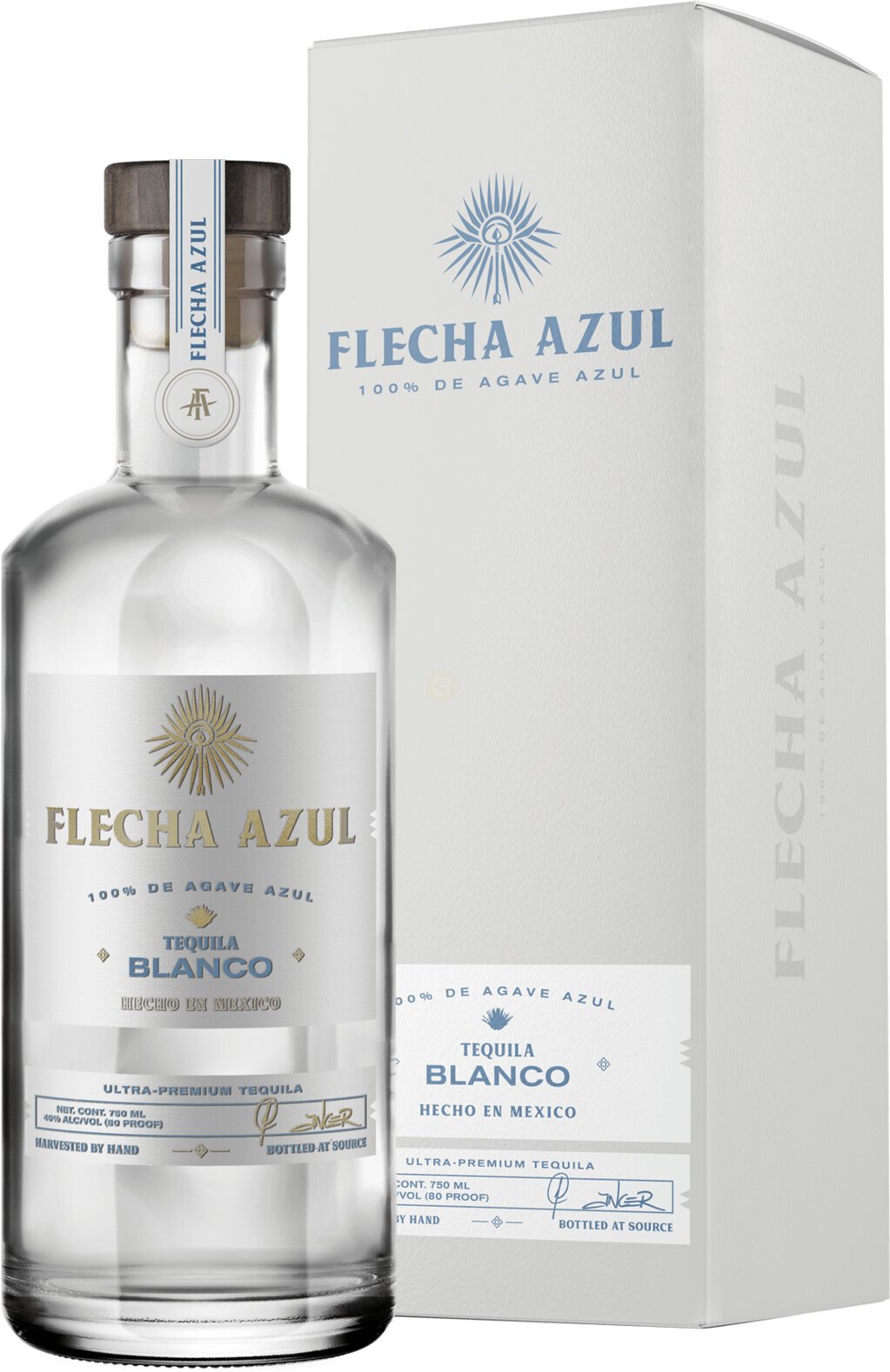 Flecha Azul Blanco