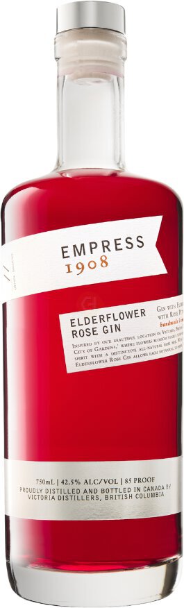 Empress 1908 Canadian Elderflower Rose Gin