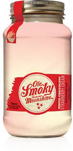 Ole Smoky White Chocolate Strawberry Cream Moonshine