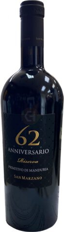 San Marzano Anniversario 62 Reserva 2018