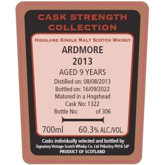 Signatory Ardmore 9Yr 2013 2013