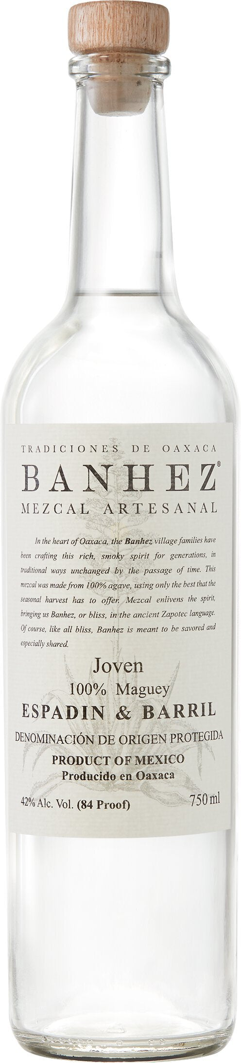 Banhez Espadin & Barril Joven Mezcal