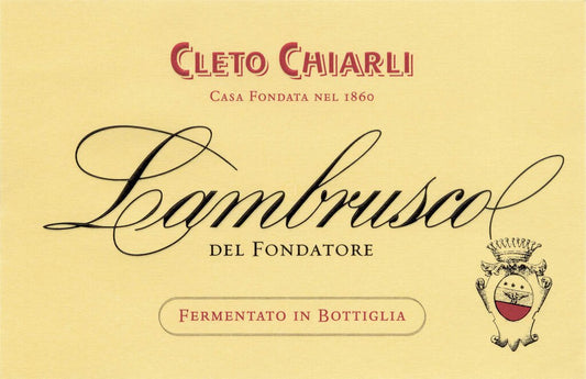 Chiarli Lambrusco Del Fondatore 2023