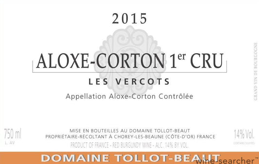 Tollot Beaut Aloxe Corton 1Er Cru Les Vercots 2021