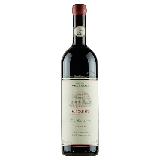 Valle Reale San Calisto Montepulciano D'Abruzzo Doc 2015