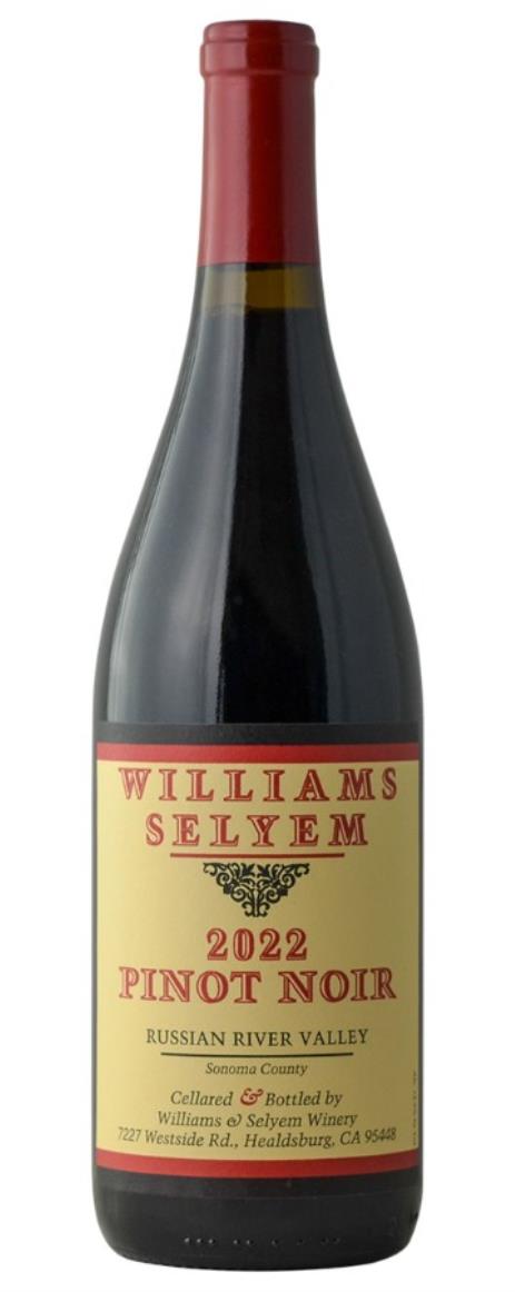 Williams Selyem Pinot Noir Russian River Valley 2022