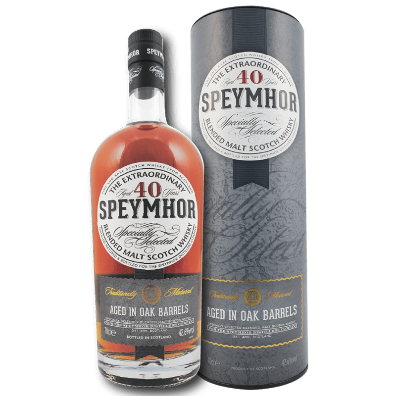 Speymhor Whisky 15 Years Old Specially Selected Aged In Oak Barrels Single Malt Scotch Whisky