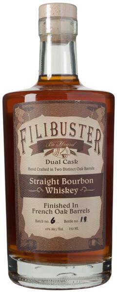 Filibuster Dual Cask Straight Bournon Whiskey