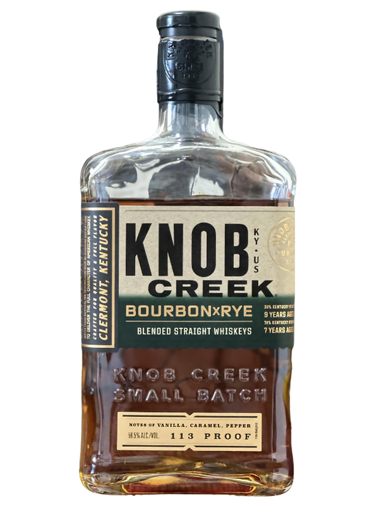 Knob Creek Bourbon X Rye Blended Straight Whiskeys