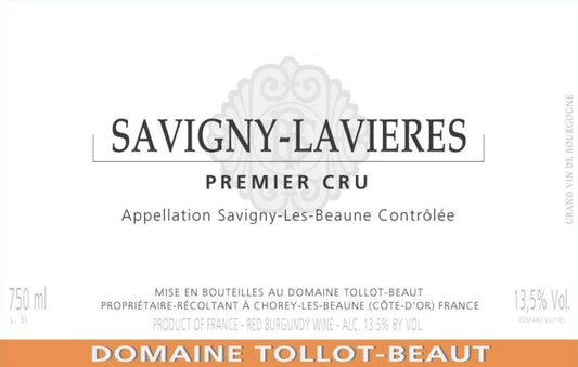 Tollot Beaut Savigny Lavieres 1Er Cru 2021