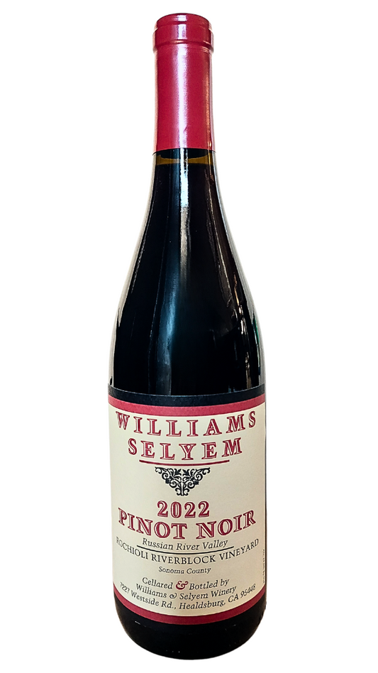 Williams Selyem Pinot Noir Rochiolli Riverblock 2022