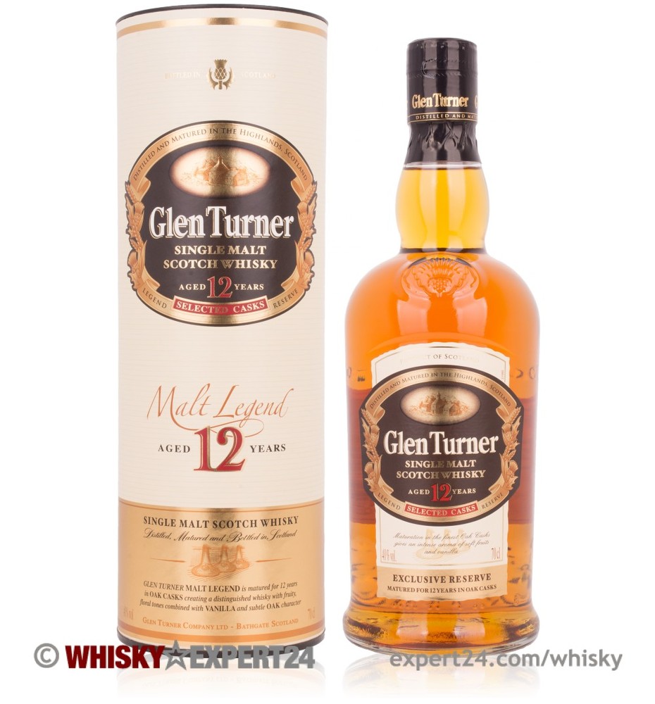 Glen Turner Master Reserve 12 Year Single Malt Scotch Whisky