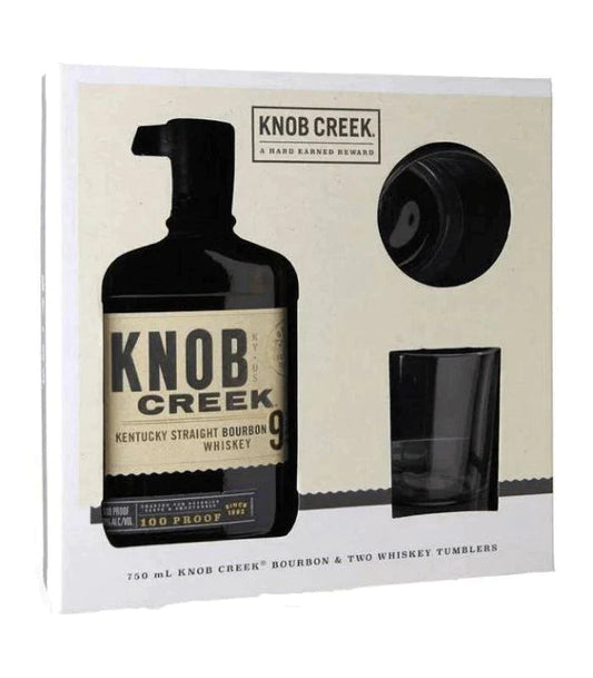 Knob Creek Bourbon Gift Set With 2 Glasses