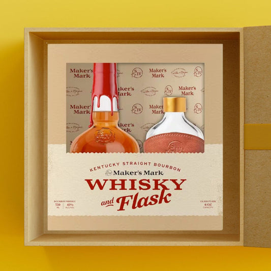 Makers Mark Gift Set With Flask